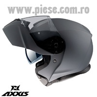 Casca modulabila Axxis model Gecko SV A1 negru mat (ochelari soare integrati)
